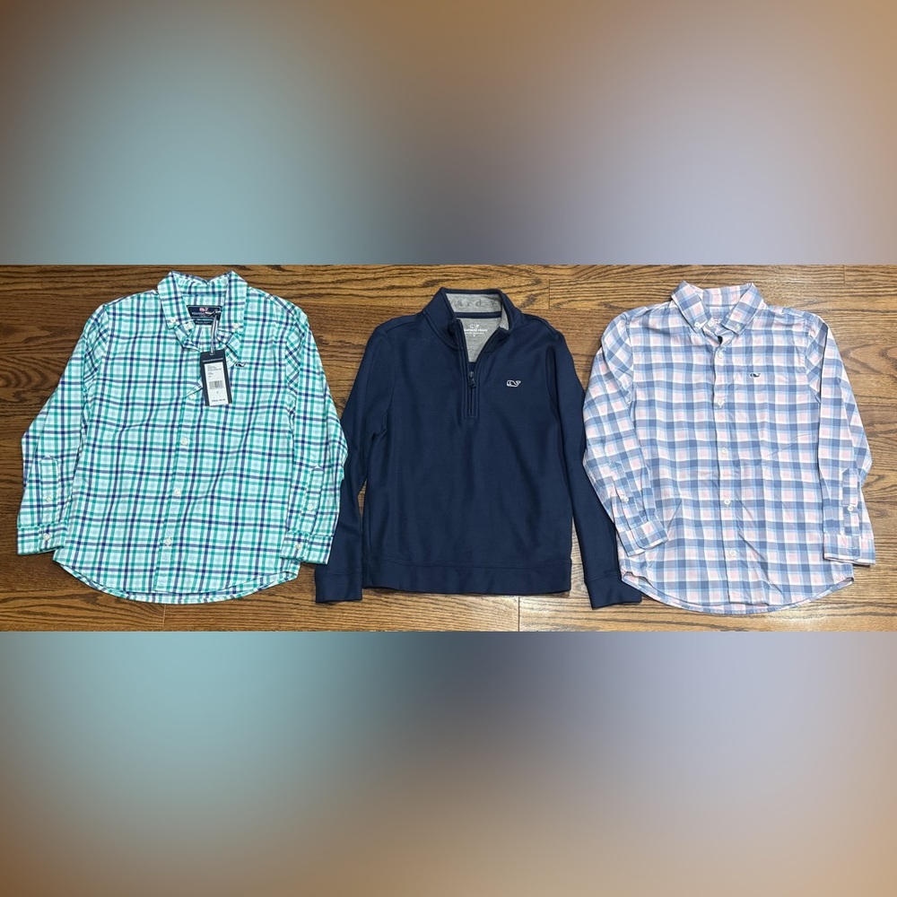 EUC Vineyard Vines lot, boys size 7